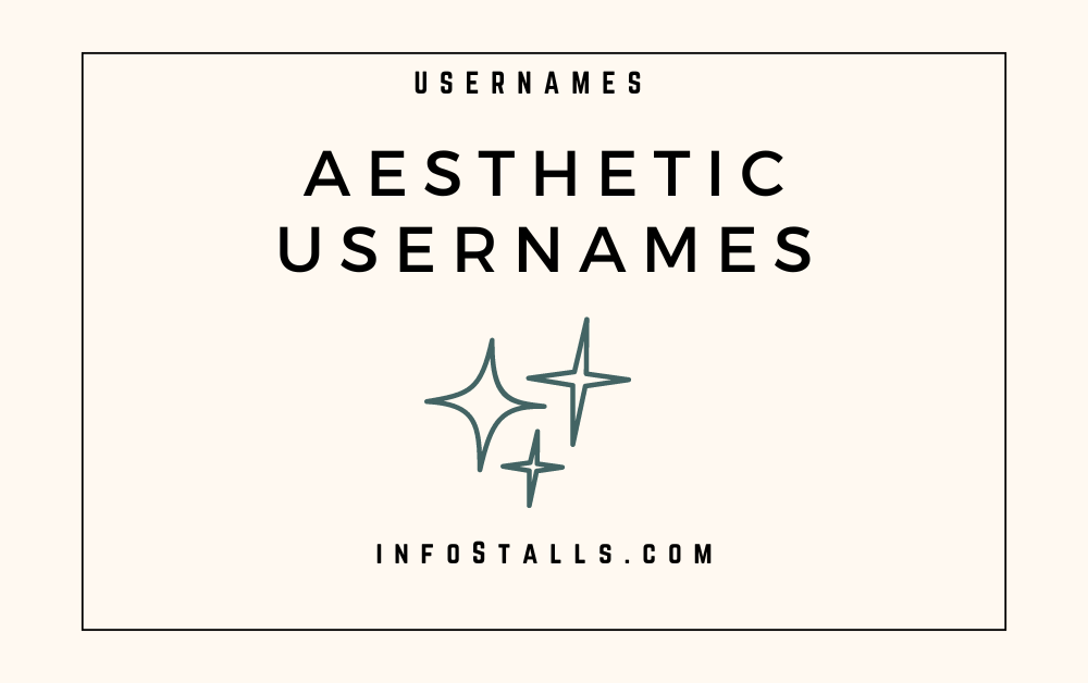 Aesthetic Usernames