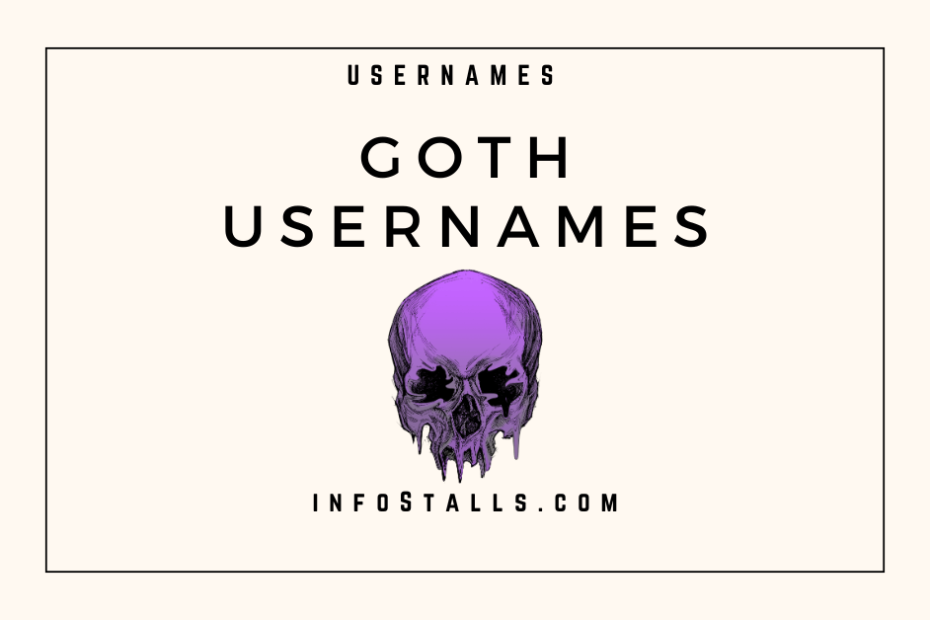 Goth Usernames