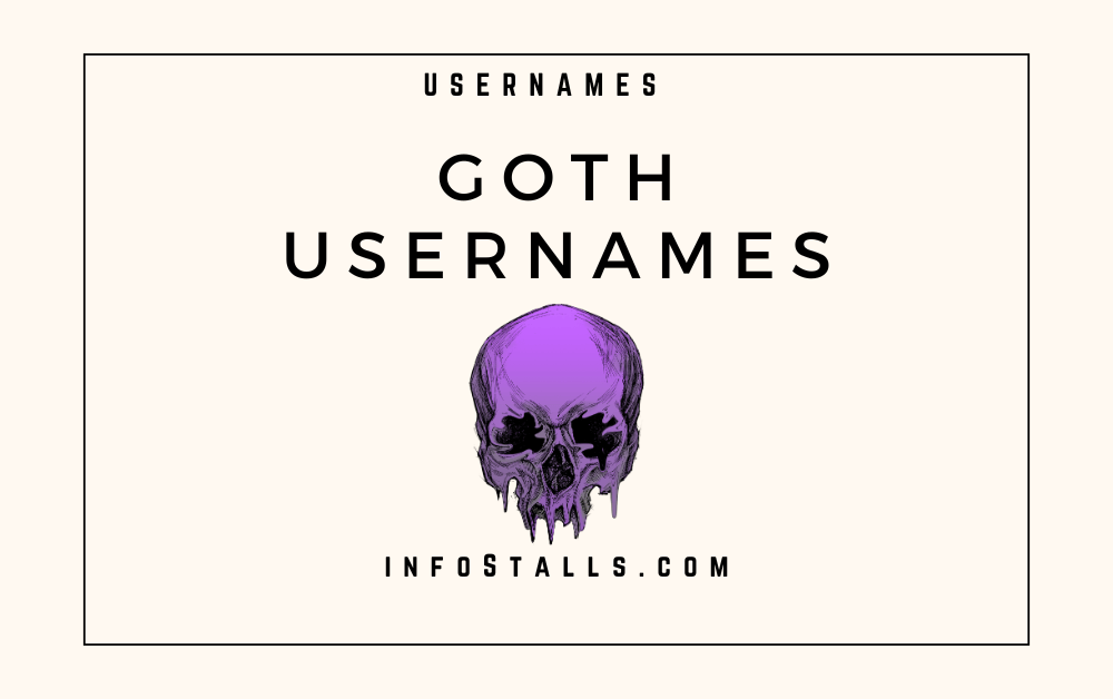 Goth Usernames