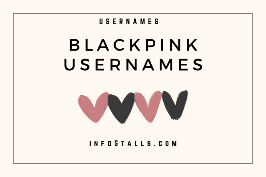 Blackpink Usernames