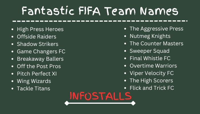 Fantastic FIFA Team Names