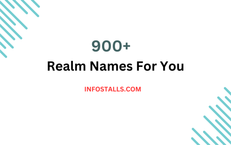 900+ Best Realm Names For You - Infostalls