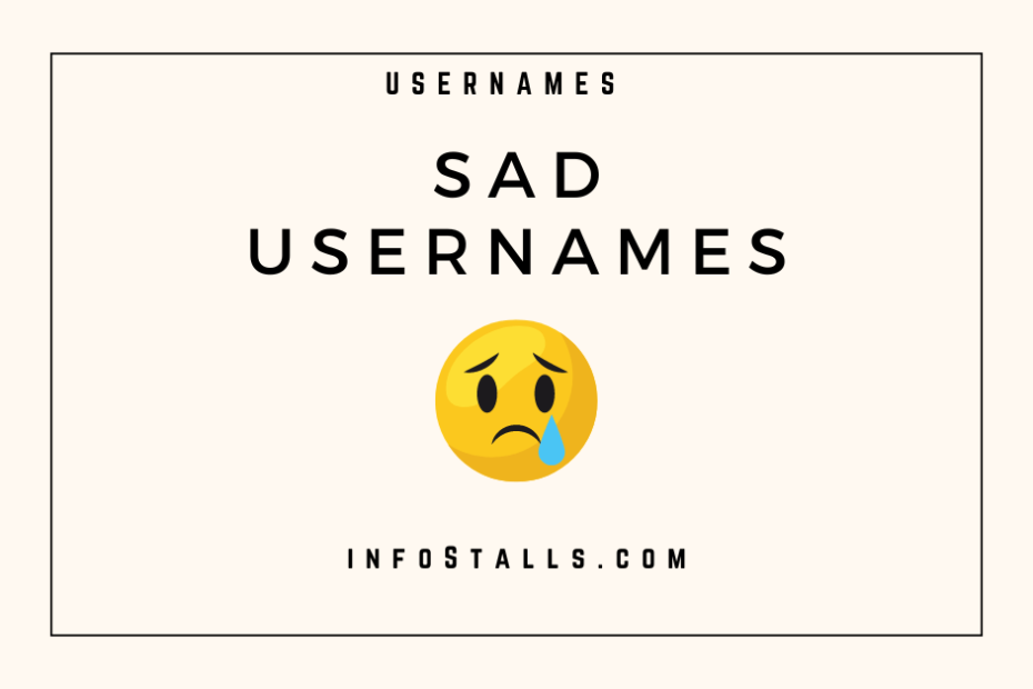 Sad Usernames