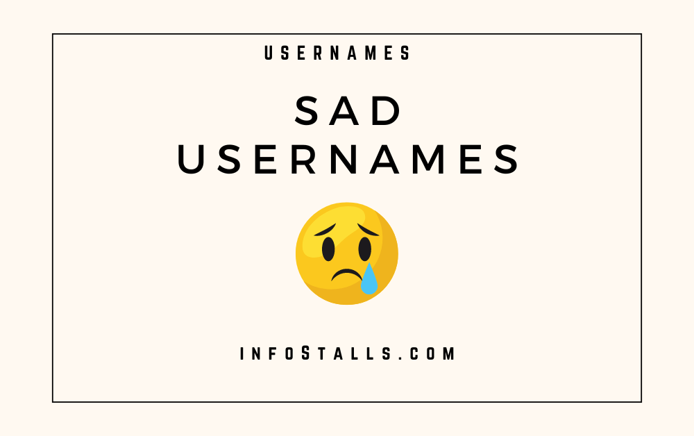 Sad Usernames