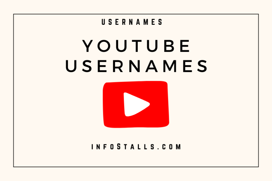 Youtube Usernames