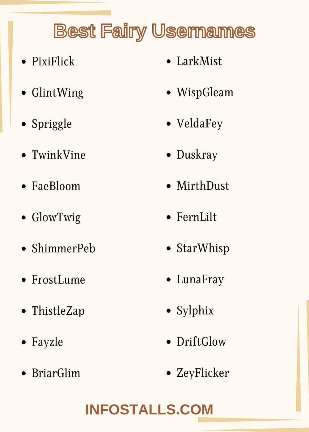 Best Fairy Usernames