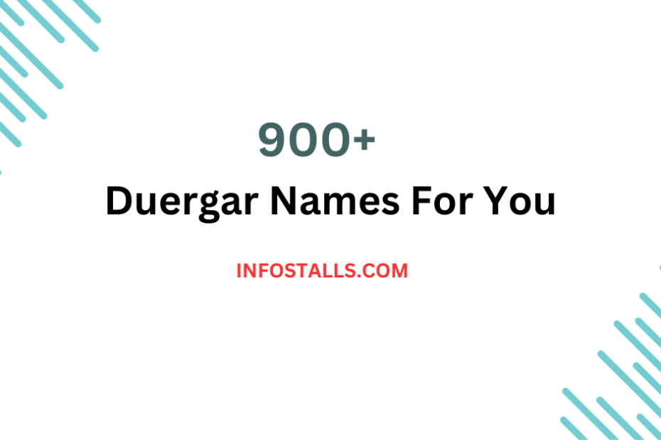 Duergar Names