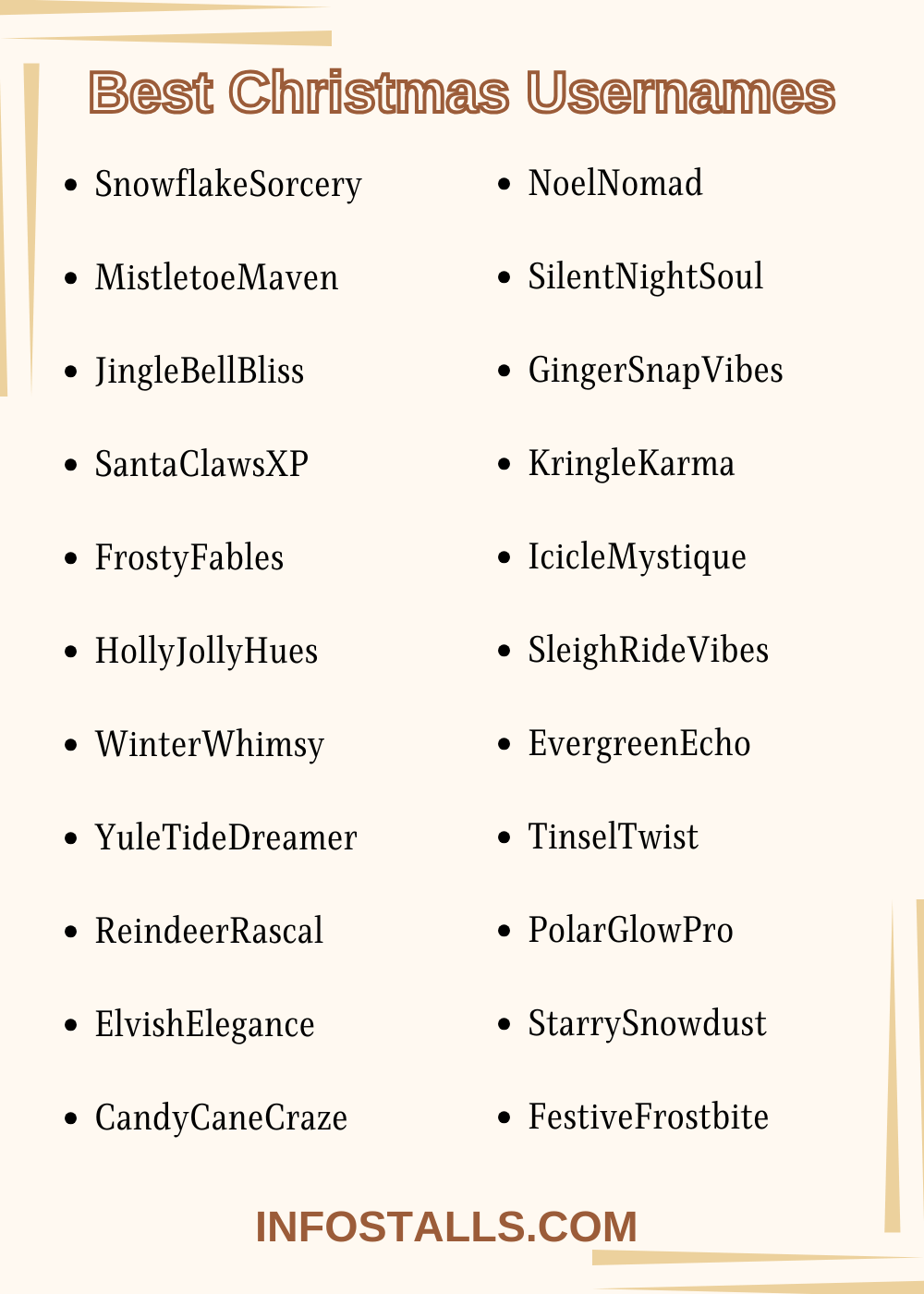 Best Christmas Usernames