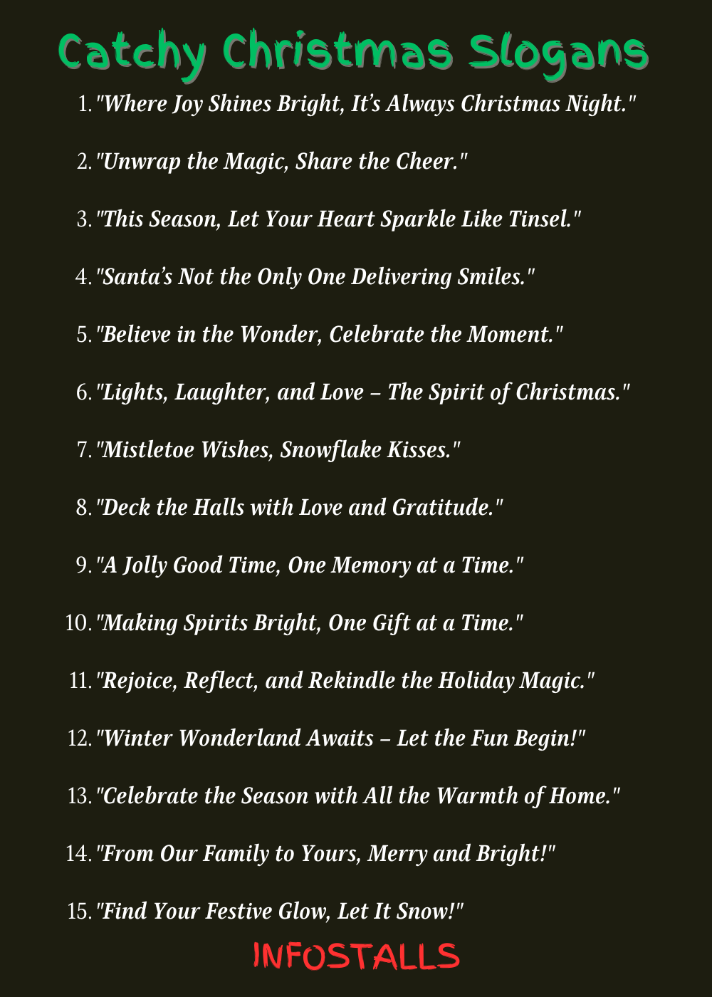 Catchy Christmas Slogans