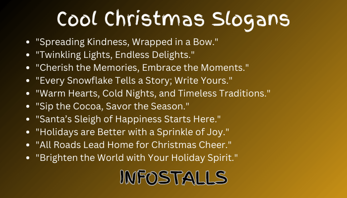 Cool Christmas Slogans