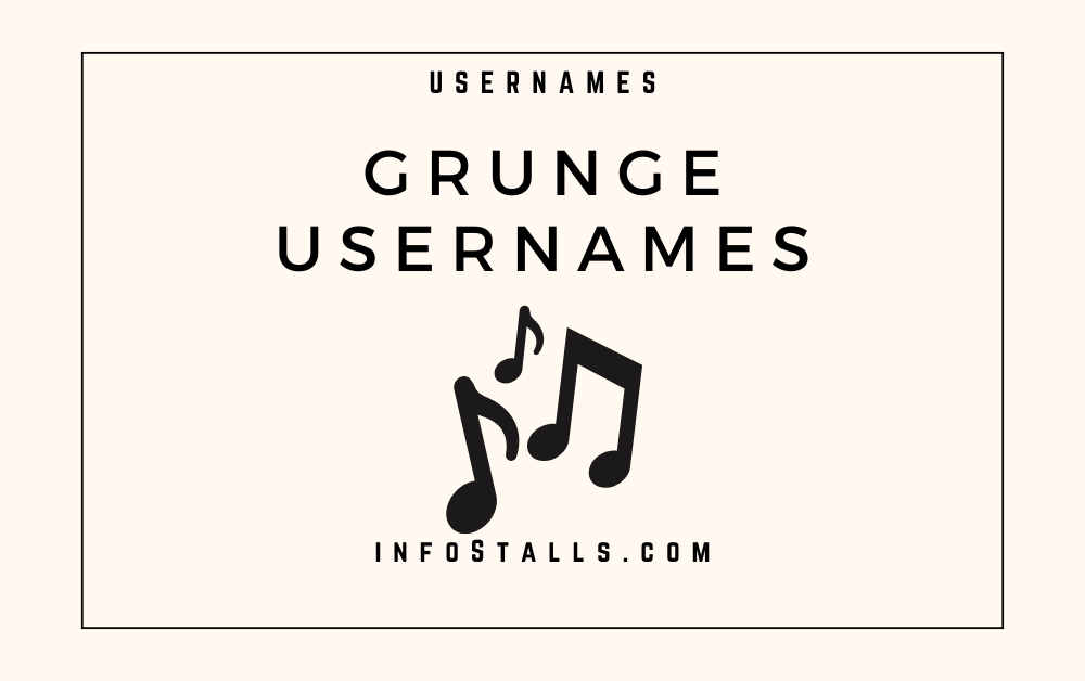 Grunge Usernames