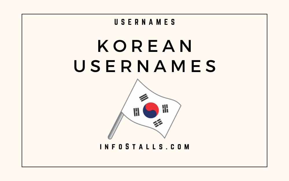 Korean Usernames