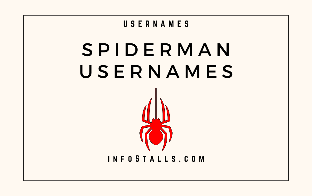 Spiderman Usernames