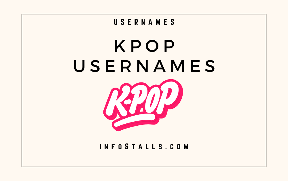 Kpop Usernames