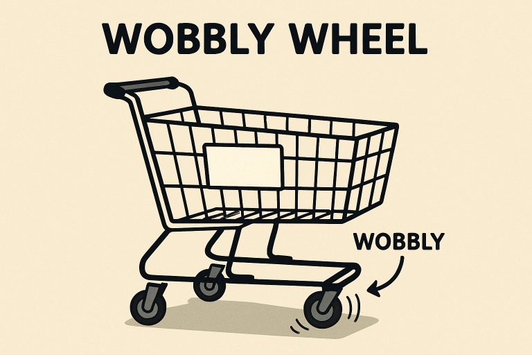 Why Shopping Cart Wheels Wobble: Causes and Remedies