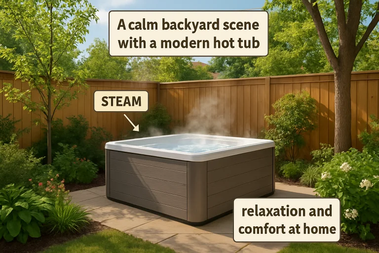 Hot Tub Relaxation at Home